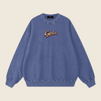 Sweat-shirt universitaire oversize