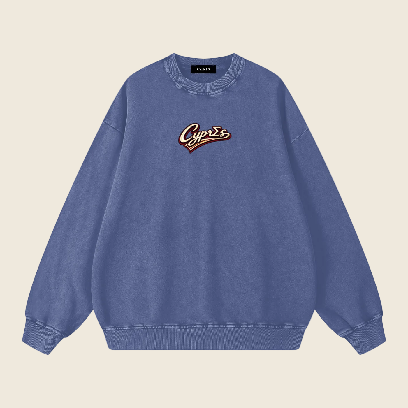 Sweat-shirt universitaire oversize