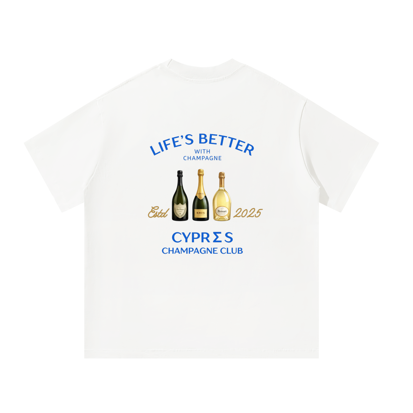 T-shirt Oversize Champagne Club
