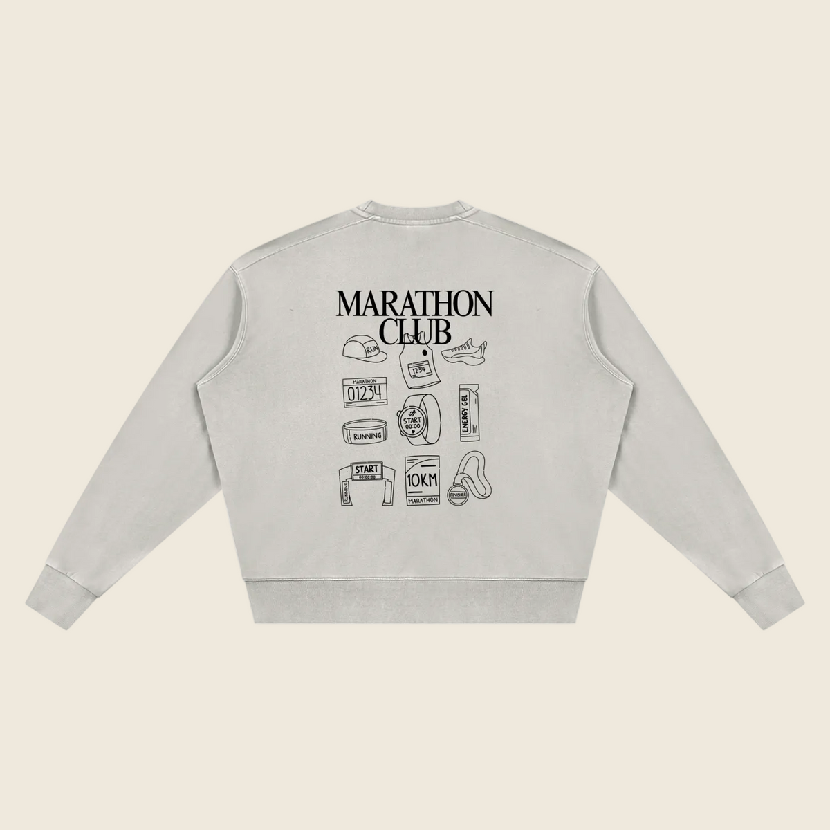 MARATHON CREWNECK