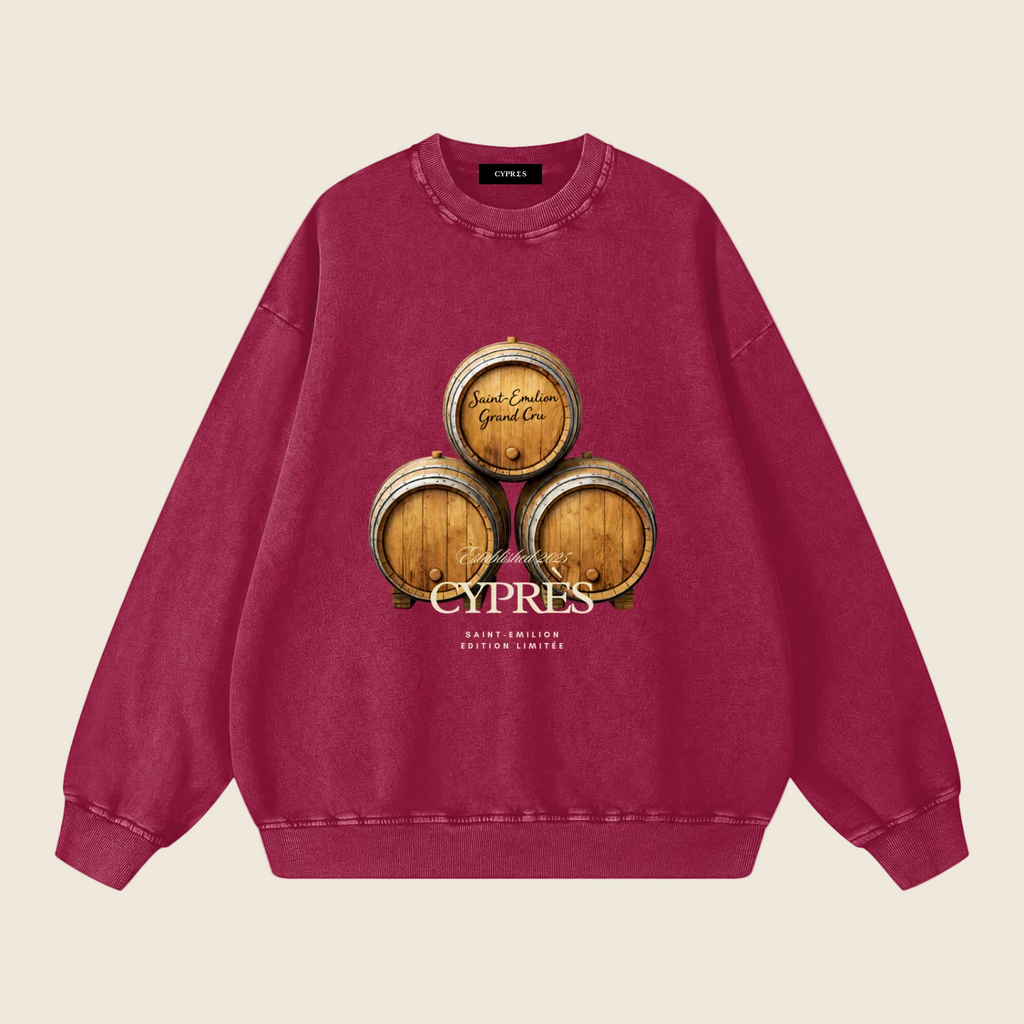 Sweat-shirt oversize Saint-Émilion
