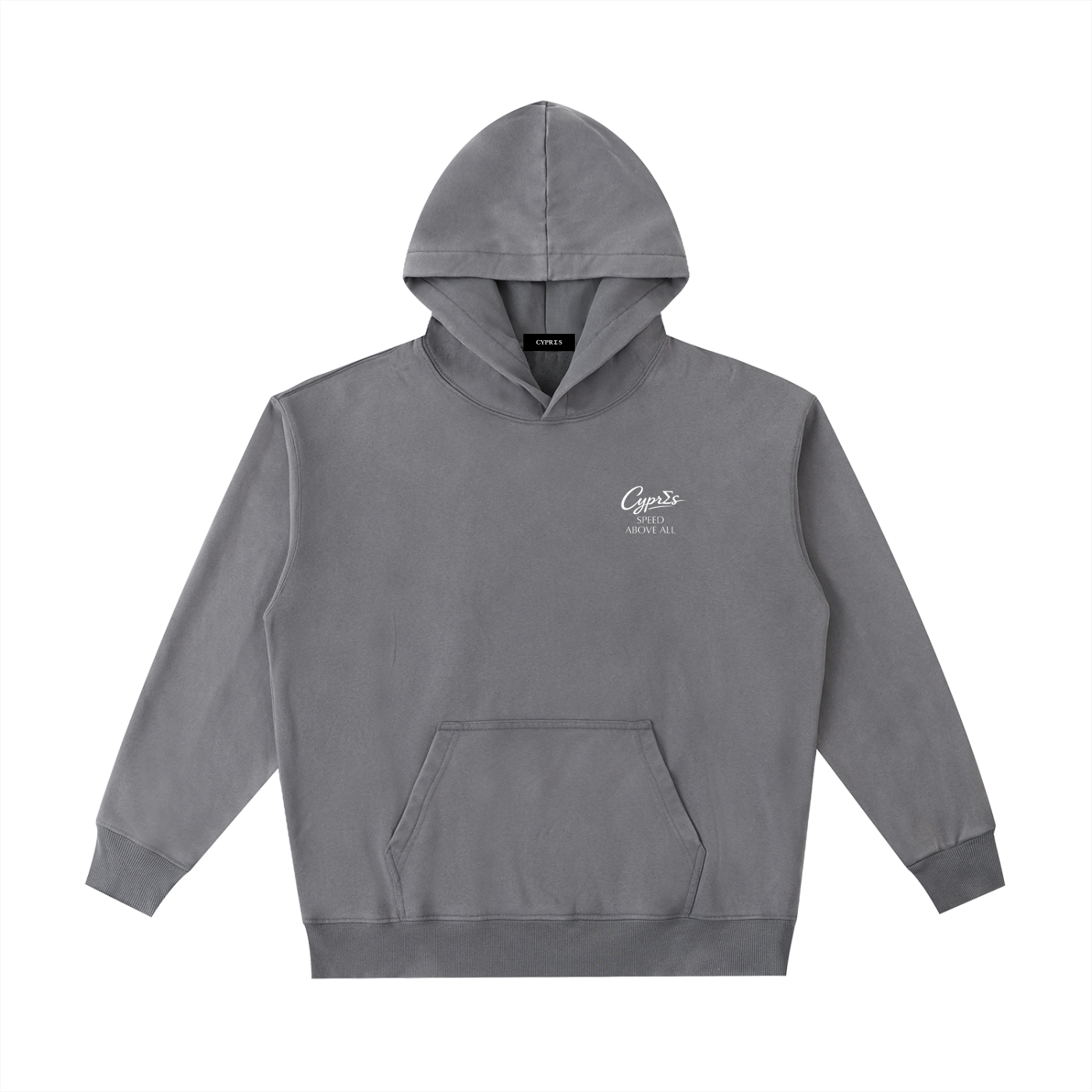Sweat à capuche carbone