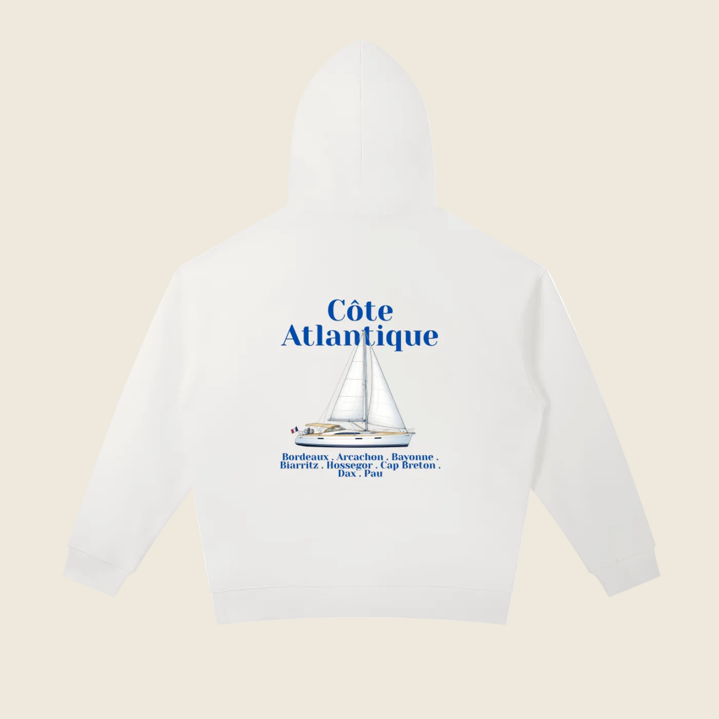 Sweat à capuche « Hisser les voiles »