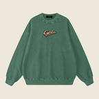 Sweat-shirt universitaire oversize