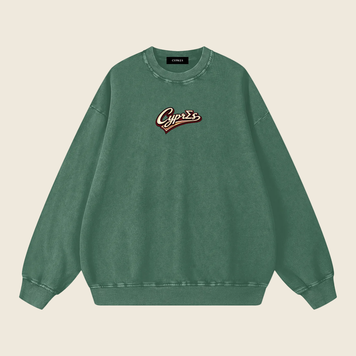 Sweat-shirt universitaire oversize