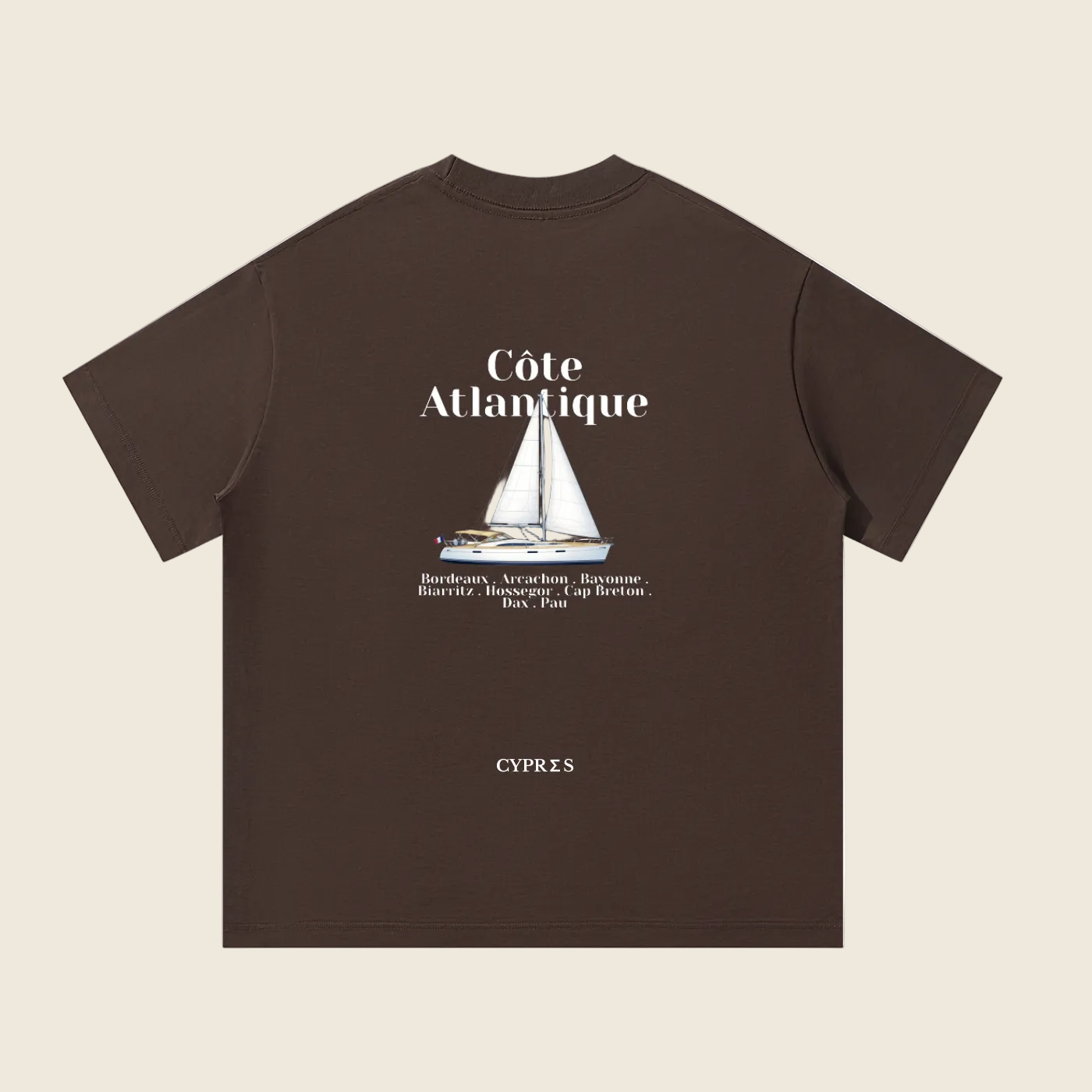 T-shirt Oversize Motif Voilier