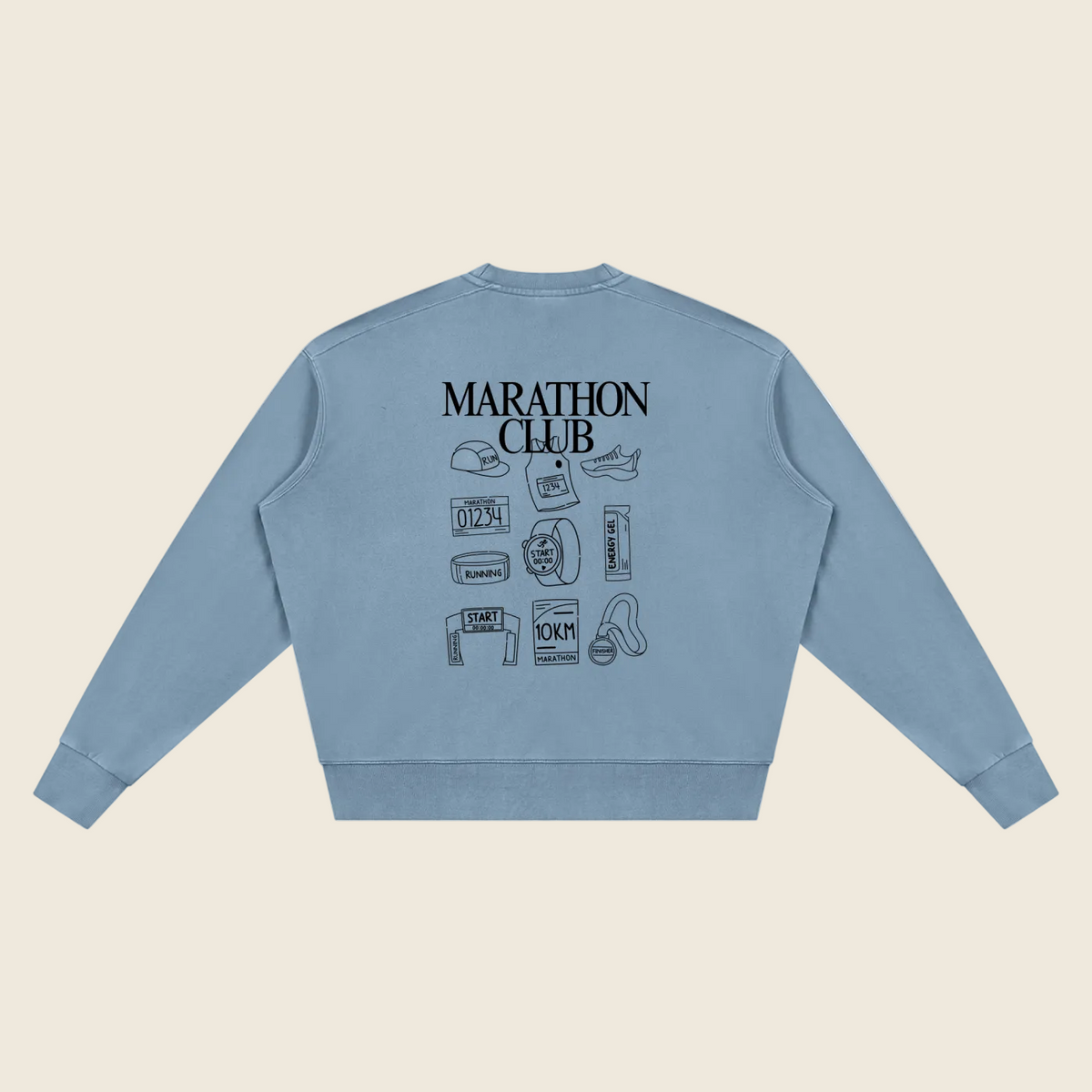 MARATHON CREWNECK
