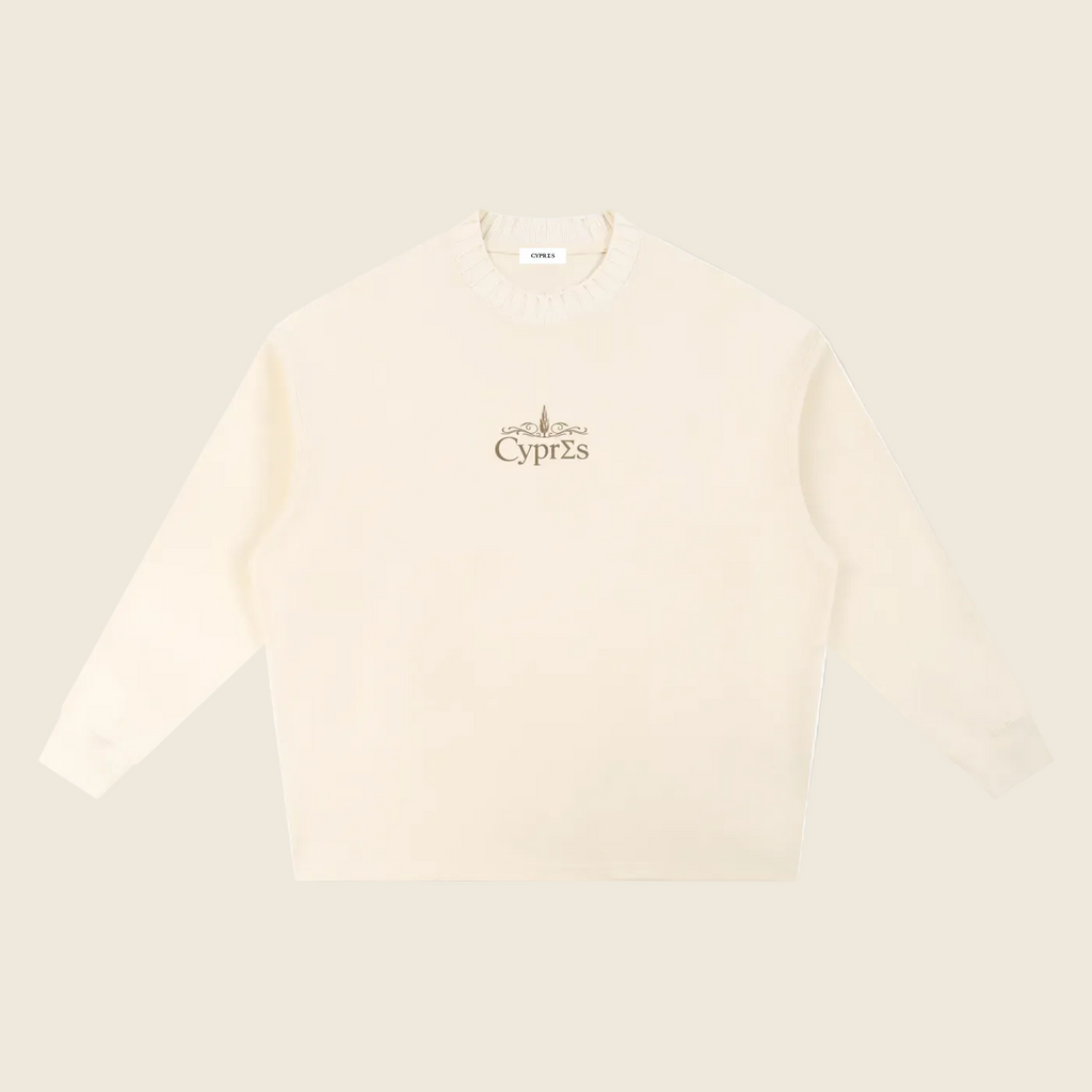 Pull oversize en maille à insignes