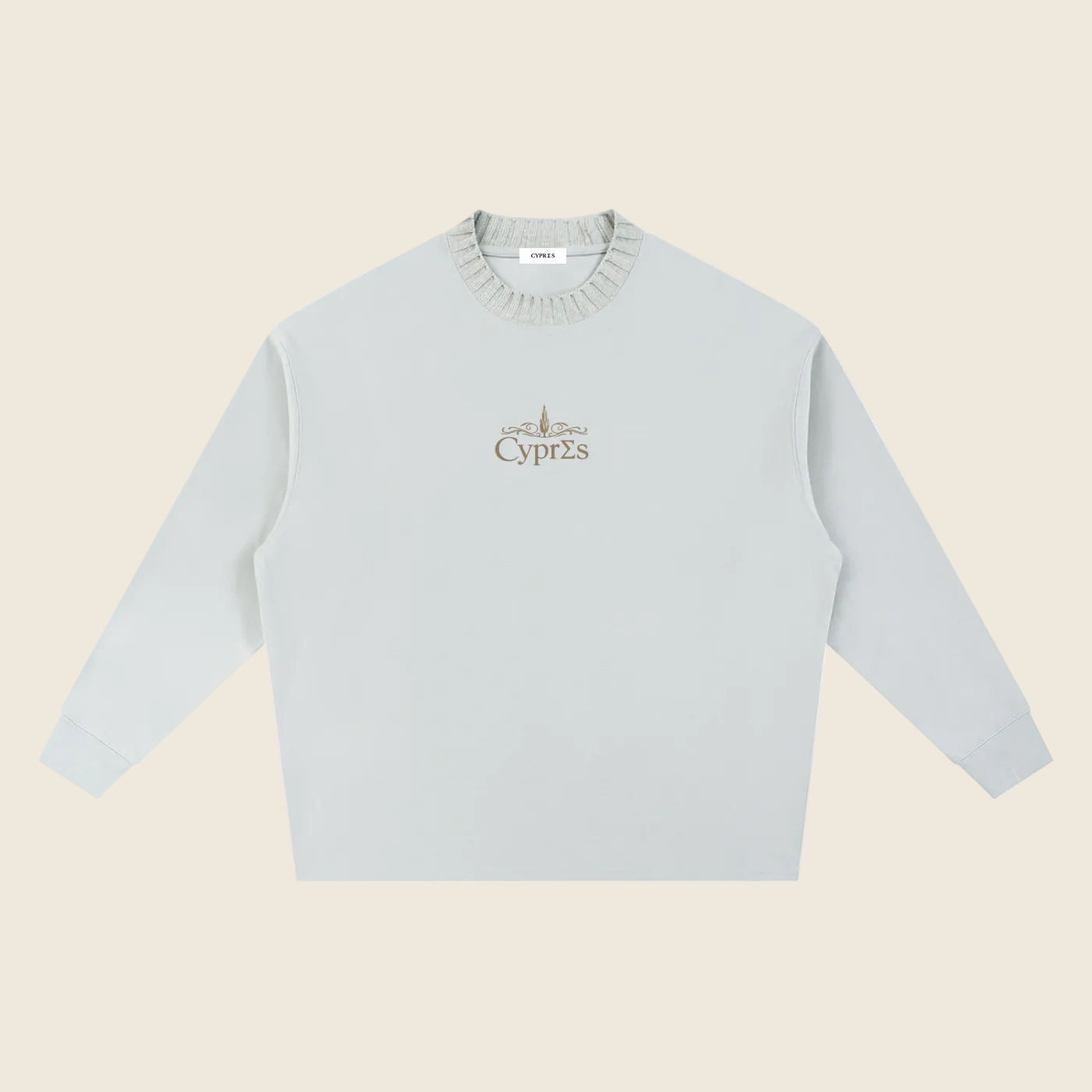 Pull surdimensionné en maille avec écusson