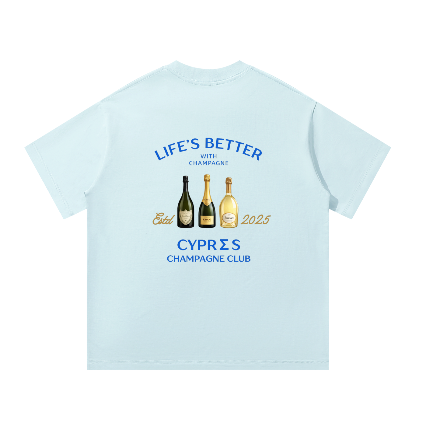 T-shirt Oversize Champagne Club