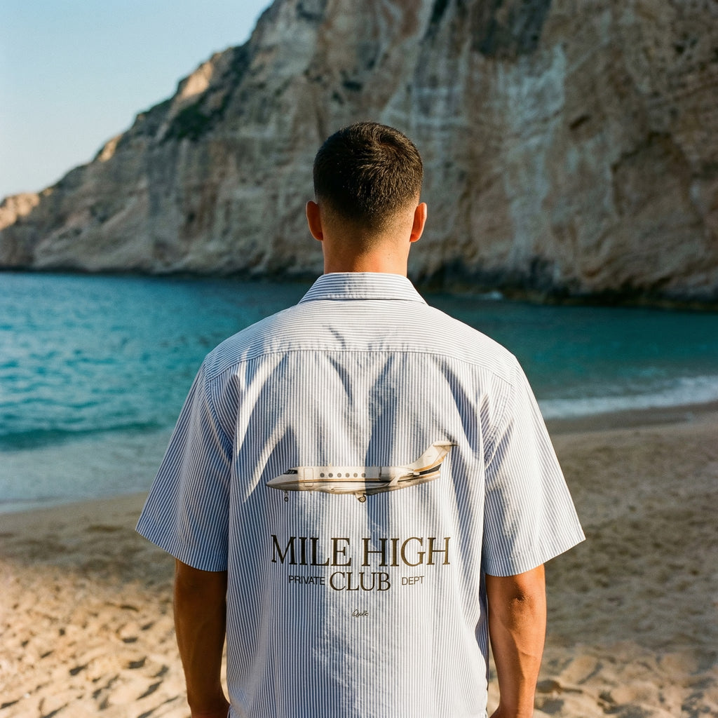 Oversized Mile High Club Shirt