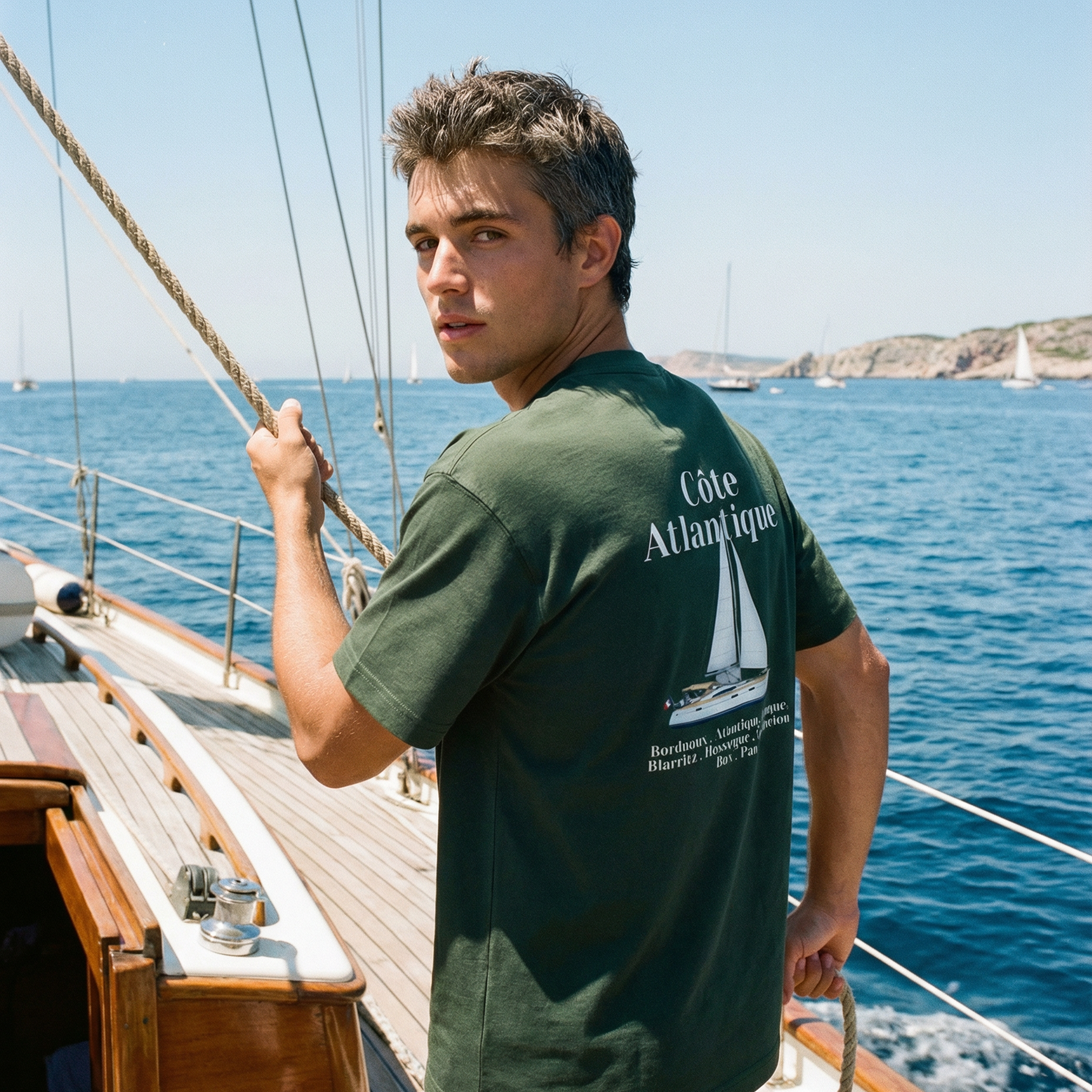 T-shirt oversize « Set Sail »
