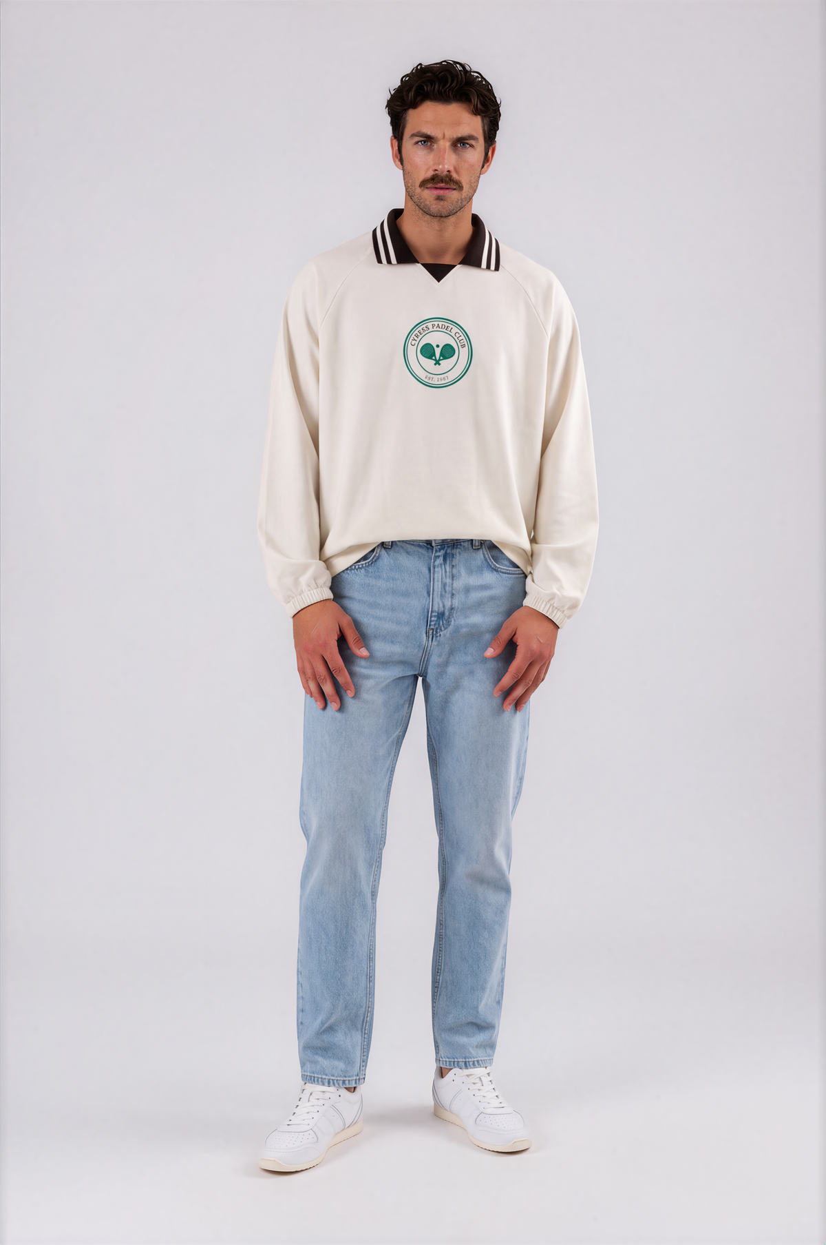 Sweat-shirt col Padel Club