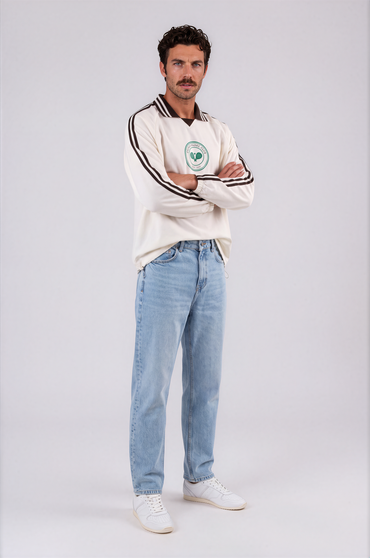 Sweat-shirt col Padel Club