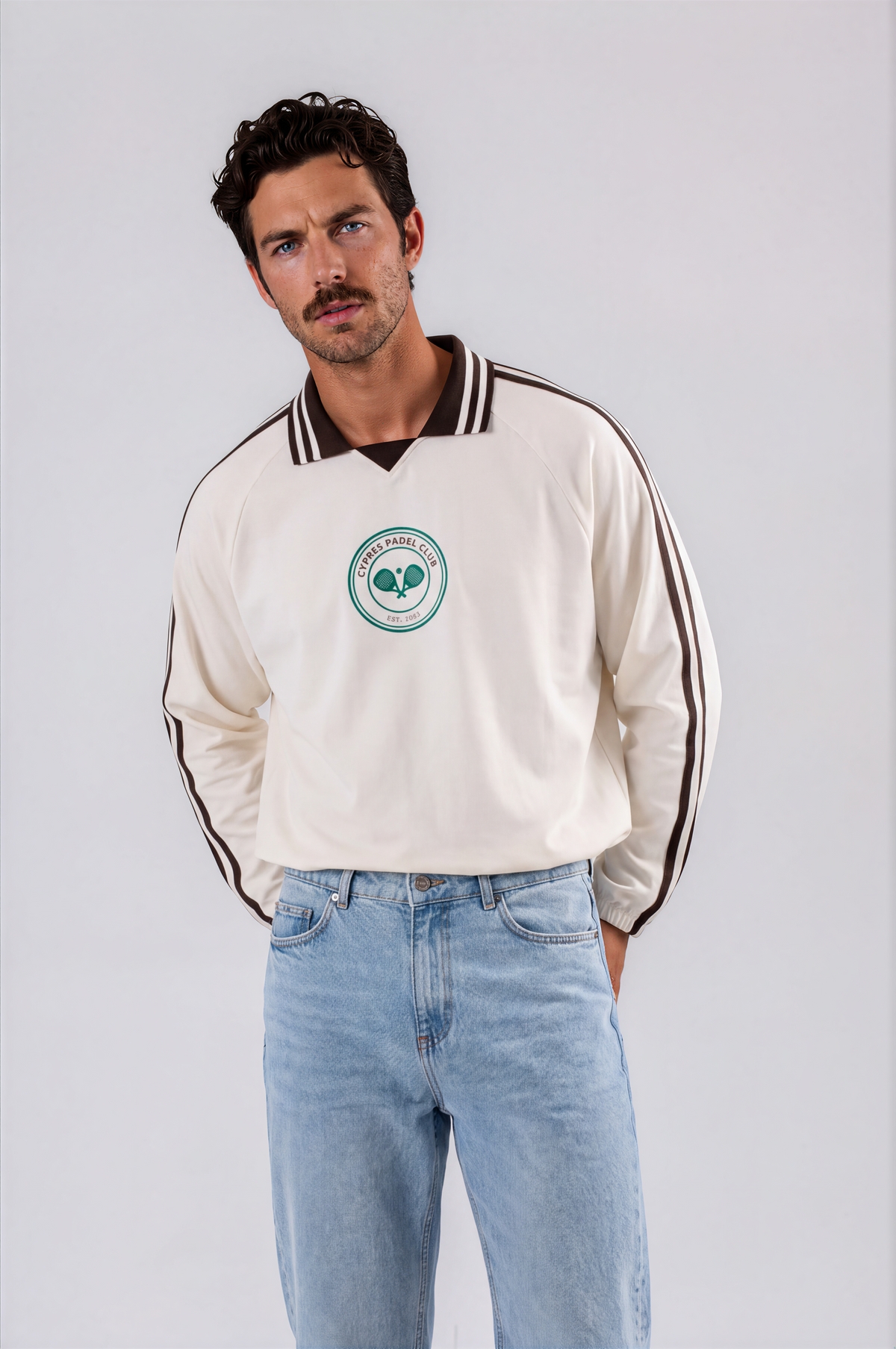 Sweat-shirt col Padel Club