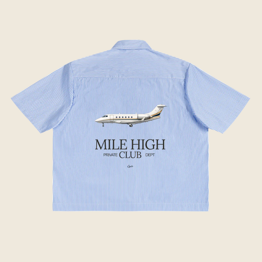 Oversized Mile High Club Shirt