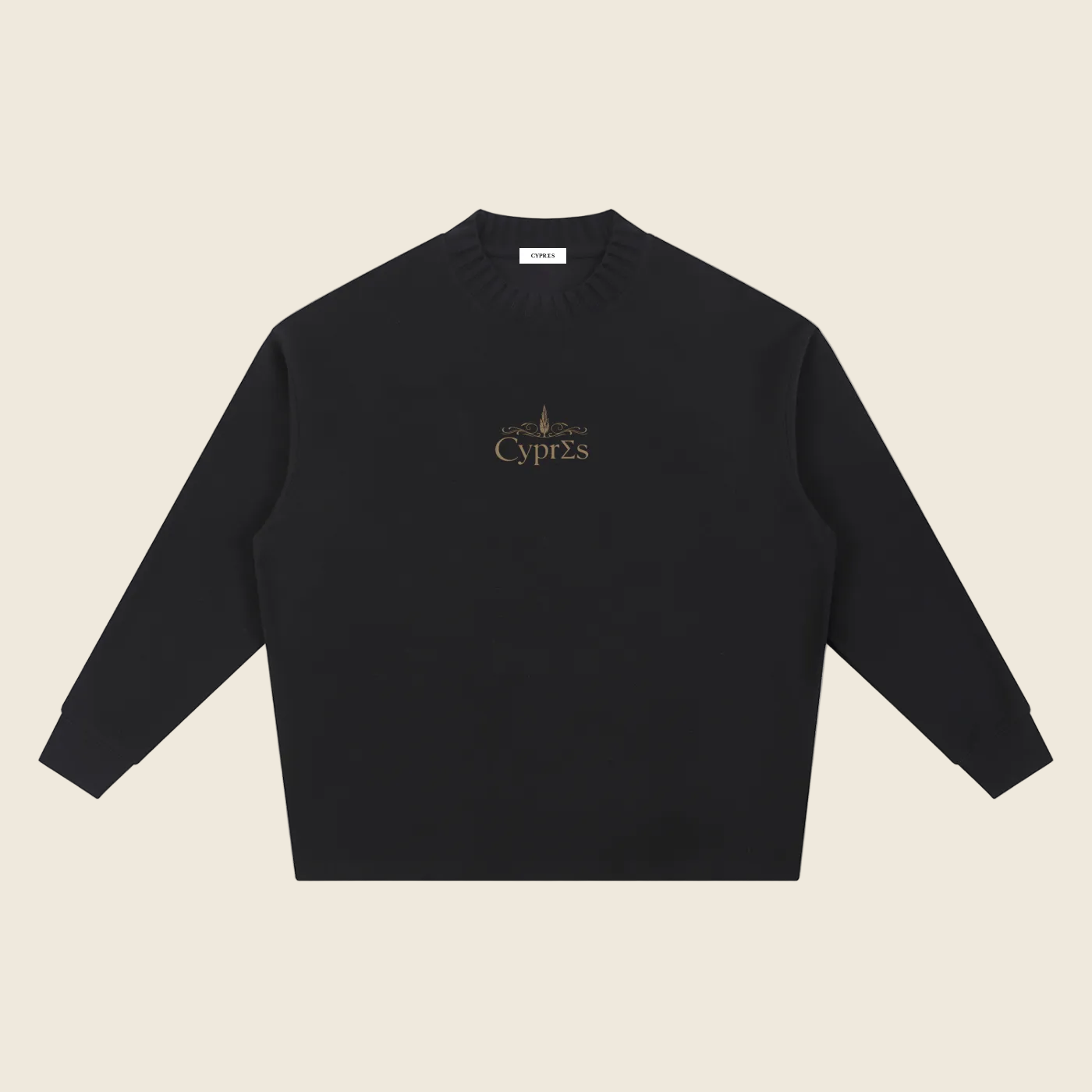 Pull surdimensionné en maille avec écusson